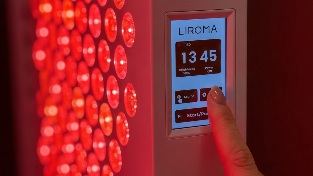 Rood licht lamp gebruiken