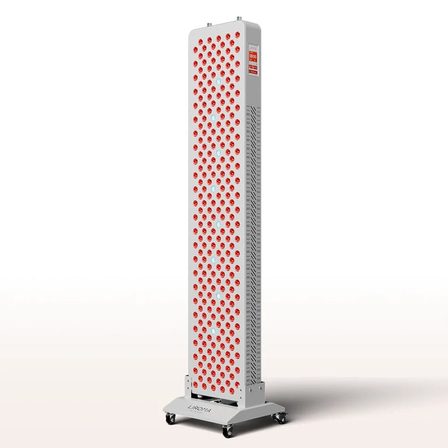 Liroma PrimeForce RL240 rood licht therapie paneel op vloerstandaard