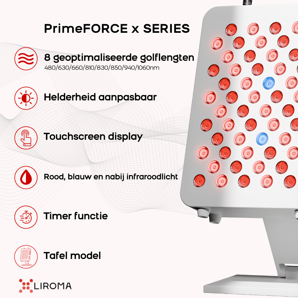 PrimeFORCE RL60 (Rood Licht Therapie) - Liroma